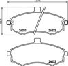 Колодки тормозные передние дисковые 8DB355010481 HELLA