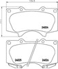 Колодки передние 8DB355010491 HELLA