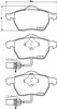 Колодки тормозные передние дисковые 8DB355010731 HELLA