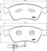 Передние тормозные колодки 8DB355011021 HELLA