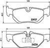 Колодки тормозные дисковые комплект 8DB355011301 HELLA