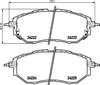 Колодки тормозные дисковые комплект 8DB355012031 HELLA