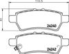 Комплект задних колодок 8DB355012081 HELLA