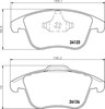 Колодки передние 8DB355012891 HELLA