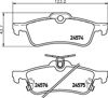 Колодки на тормоз задний дисковый 8DB355013461 HELLA