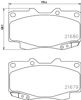 Колодки тормозные передние дисковые 8DB355013481 HELLA