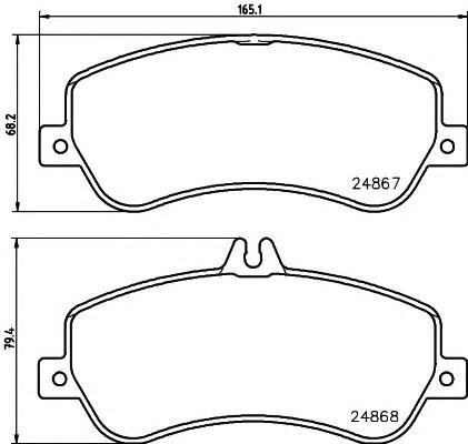 Тормозные колодки 8DB355014221 HELLA