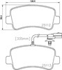 Задние дисковые колодки 8DB355015301 HELLA