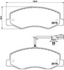 Комплект задних колодок 8DB355015311 HELLA