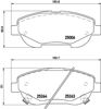 Передние тормозные колодки 8DB355015691 HELLA