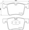 Передние тормозные колодки 8DB355015781 HELLA