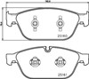 Колодки тормозные передние дисковые 8DB355016021 HELLA