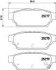 Колодки на тормоз задний дисковый 8DB355016201 HELLA