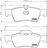 Задние колодки 8DB355018751 HELLA