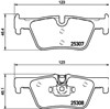 Колодки тормозные дисковые комплект 8DB355019971 HELLA