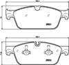 Колодки тормозные передние дисковые 8DB355020141 HELLA