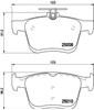 Колодки тормозные дисковые комплект 8DB355020271 HELLA