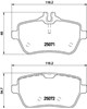 Колодки на тормоз задний дисковый 8DB355021511 HELLA