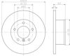 Ротор тормозной 8DD355100391 HELLA