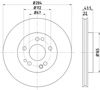 Диск тормозной передний 8DD355100941 HELLA