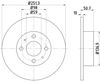 Тормозные диски 8DD355101101 HELLA