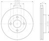 Тормоз дисковый передний 8DD355103371 HELLA