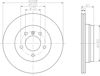 Диск тормозной задний 8DD355104611 HELLA