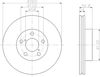 Диск тормозной передний 8DD355105321 HELLA