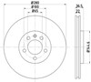 Ротор тормозной 8DD355105381 HELLA