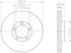 Диск тормозной передний 8DD355105631 HELLA