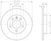 Задний дисковый тормоз 8DD355107461 HELLA