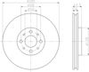 Передний тормозной диск 8DD355107831 HELLA