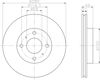 Передний тормозной диск 8DD355107991 HELLA