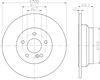 Тормозные диски 8DD355108841 HELLA