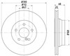 Задний дисковый тормоз 8DD355108861 HELLA