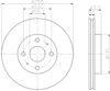 Диск тормозной передний 8DD355108881 HELLA