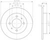 Задний дисковый тормоз 8DD355109061 HELLA