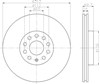 Ротор тормозной 8DD355109521 HELLA