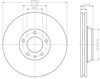 Ротор тормозной 8DD355109761 HELLA