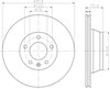 Тормозные диски 8DD355109801 HELLA