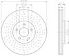 Диск тормозной передний 8DD355110171 HELLA