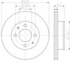 Тормоз дисковый передний 8DD355110641 HELLA