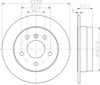 Дисковый тормоз 8DD355111101 HELLA