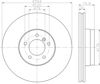 Передний тормозной диск 8DD355111461 HELLA