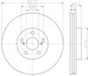 Тормоз дисковый передний 8DD355111631 HELLA