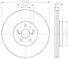 Диск тормозной передний 8DD355111651 HELLA