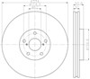 Передний тормозной диск 8DD355112861 HELLA