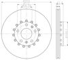 Диск тормозной задний 8DD355113341 HELLA