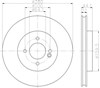 Передний тормозной диск 8DD355113751 HELLA