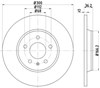 Задний дисковый тормоз 8DD355113931 HELLA